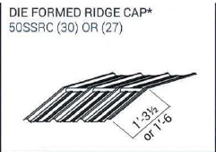 Die Formed Ridge Cap